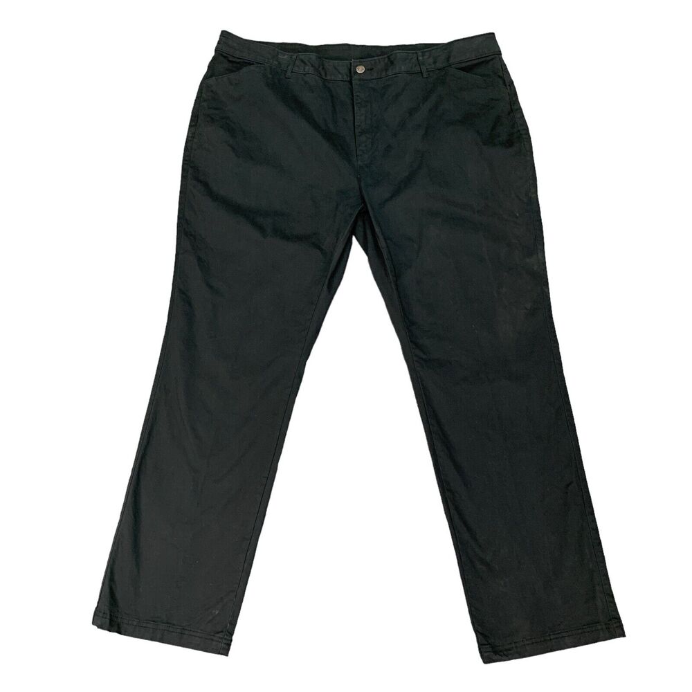 Magellan Pants Women 22 Caviar Black Willow Creek Twill Cotton Stretch Outdoor